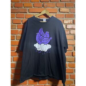 Vintage Delta Pro Weight Dove Graphic T-Shirt – Size 3XL – Black